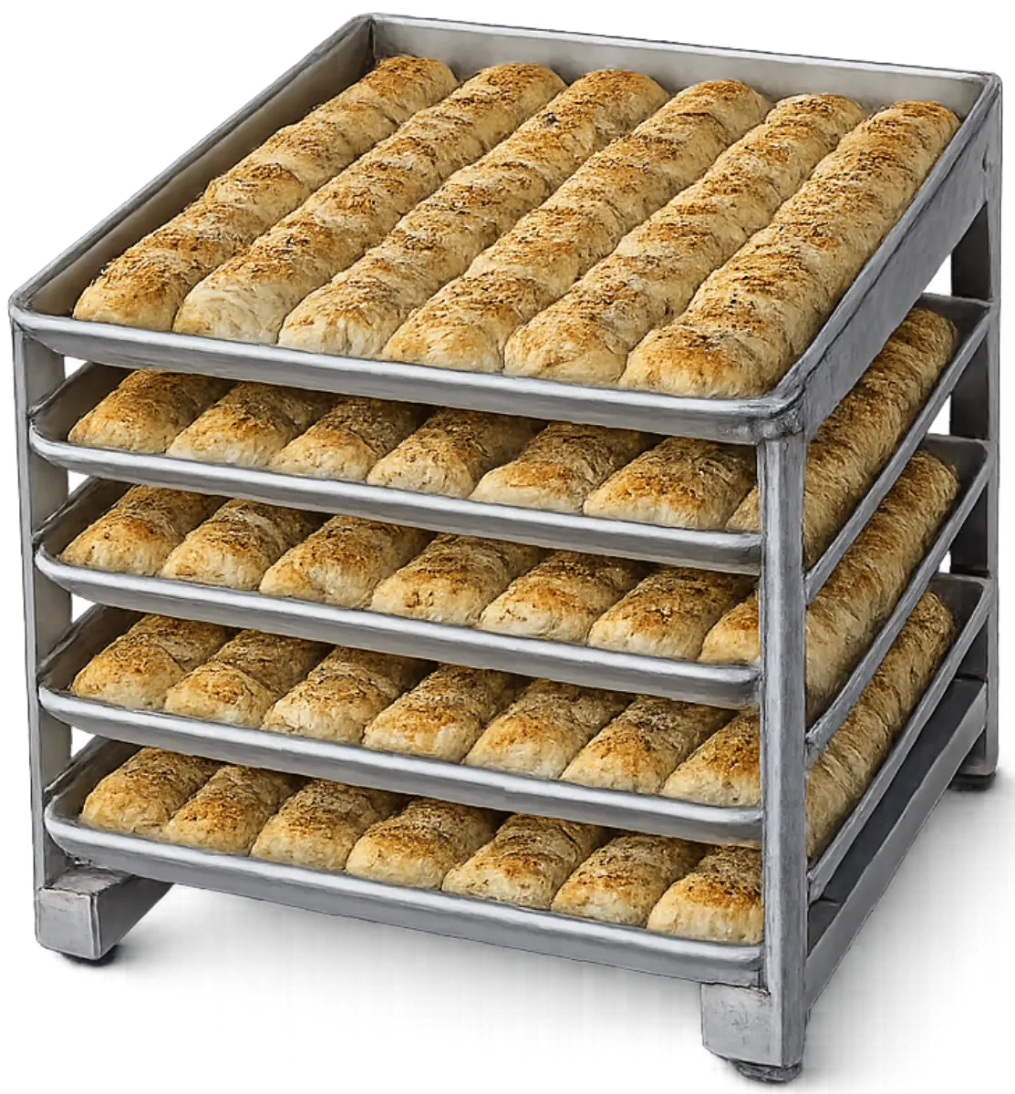 Pişirilmiş kol böreği üretim çıktısı